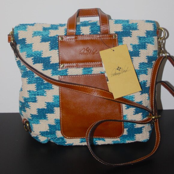 NWT Patricia Nash Woven Casoli Convertible Backpack/Crossbody NEW main image 4